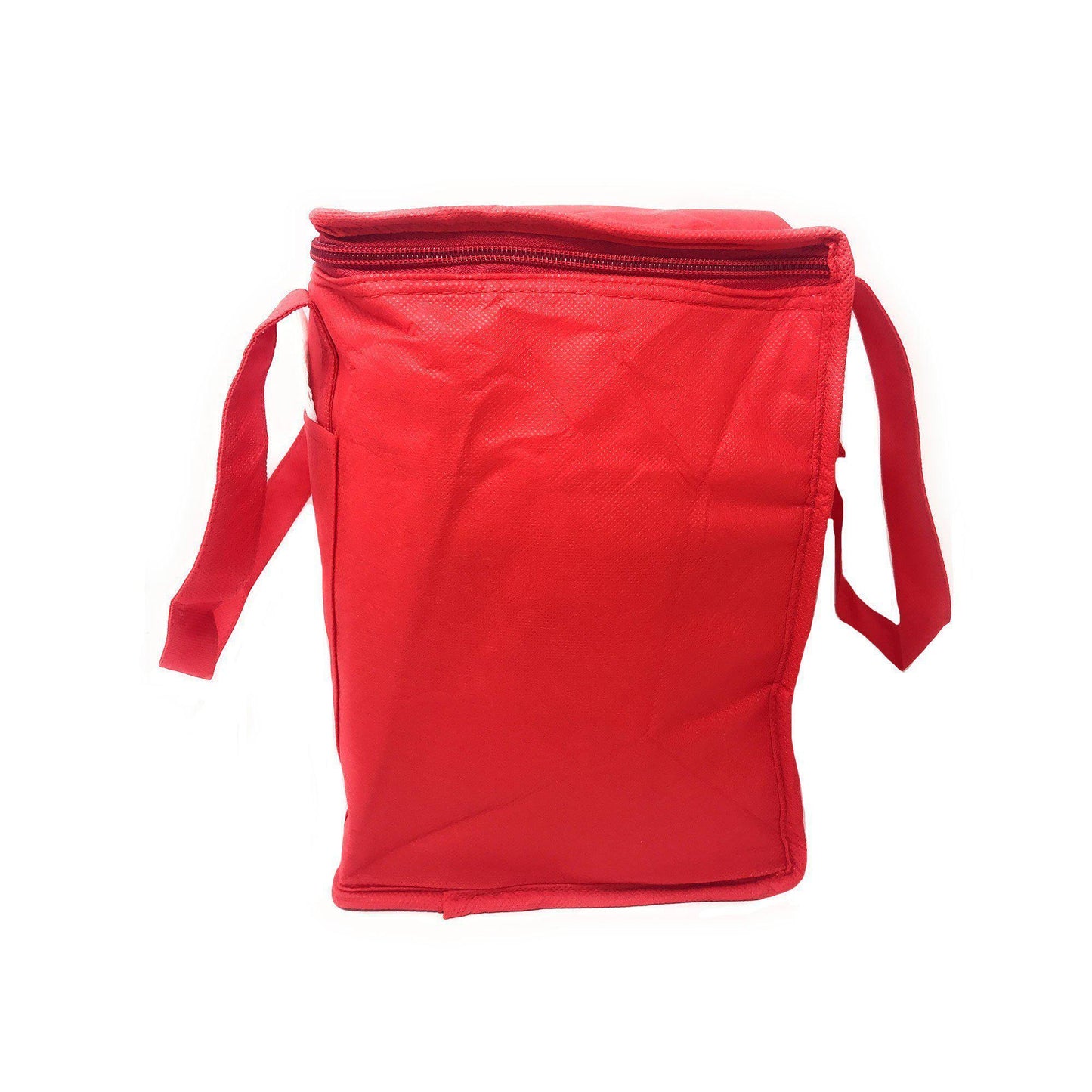Insulated Cooler Lunch Box Bag With Foil Lining Food Water Drinks Picnic 11 X 10inch-BLACK-