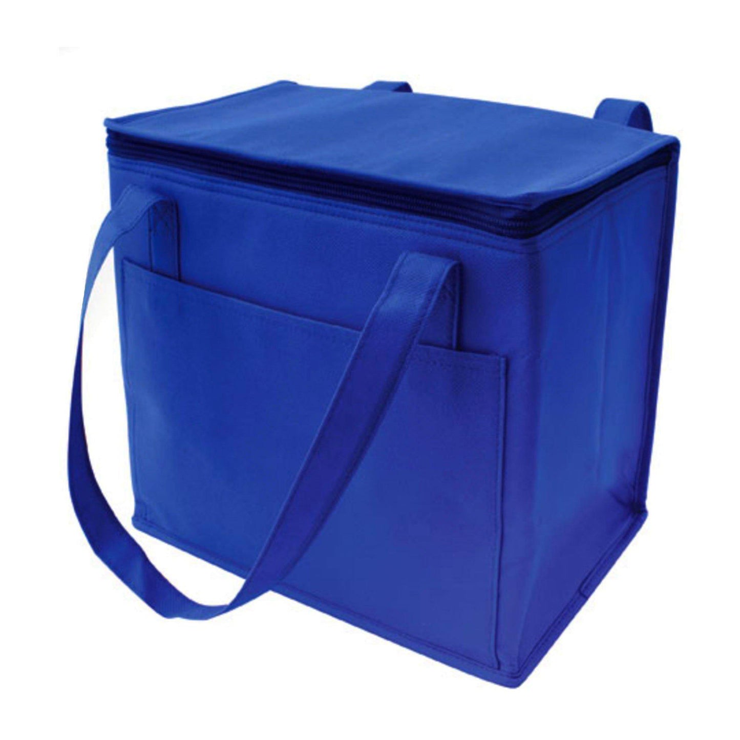 Insulated Cooler Lunch Box Bag With Foil Lining Food Water Drinks Picnic 11 X 10inch-ROYAL-