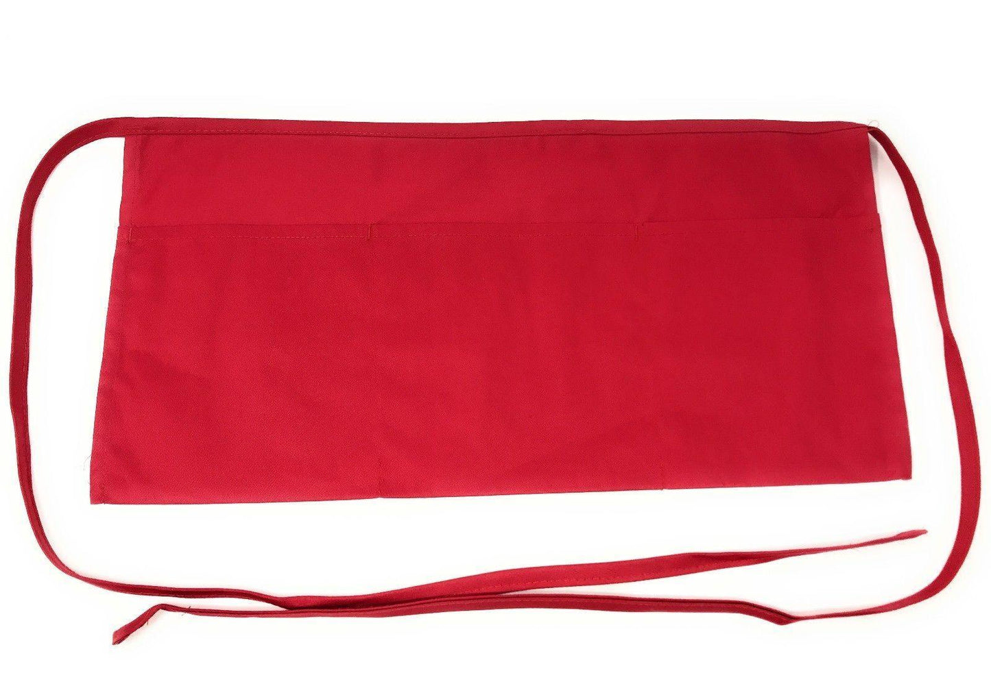 Kitchen Waist Half Aprons with 3 Pockets Home Commercial Restaurant Chef Cook-Royal-