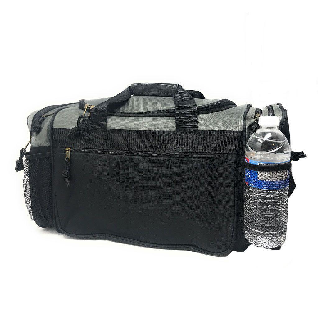 duffel bag for work travel 20 inch Large Big Sports Duffle Bags Work Carry On School Gym Travel Luggage, DARK GRAY/ Black