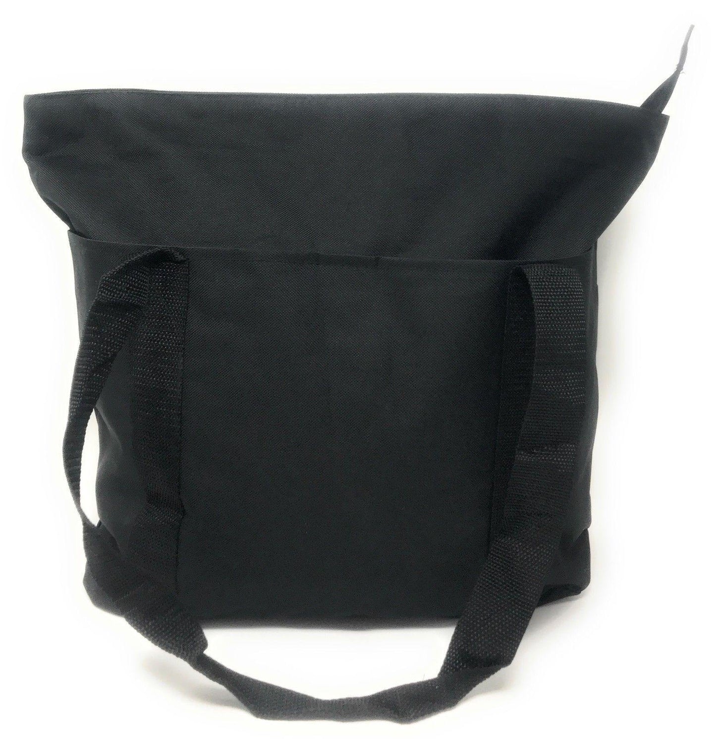 Large Big Reusable Grocery Shopping Bags Totes Outer Pocket Zippered Gym Travel-Royal / Black-
