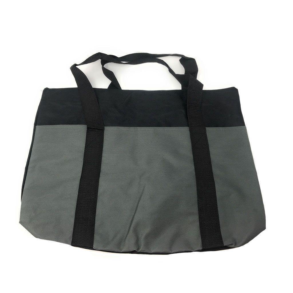 Large Big Reusable Grocery Shopping Bags Totes Outer Pocket Zippered Gym Travel-Royal / Black-