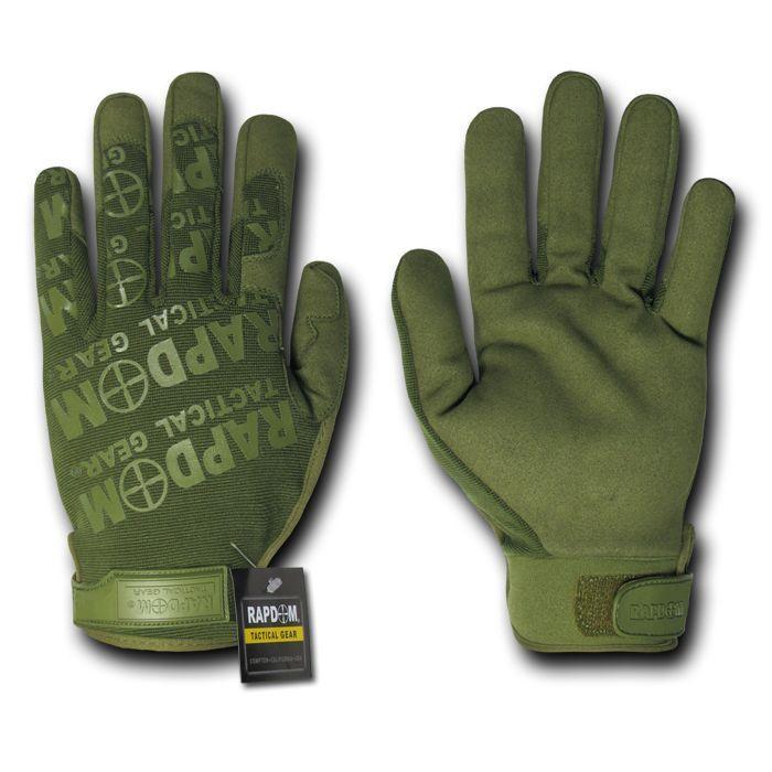 Lightweight Mechanics Work Motorcycle Bike Riding Gloves-Olive Drab-Small-