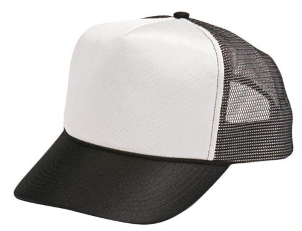 Luminescent Mesh Back Two Tone Trucker Baseball Caps Hats Unisex-BLACK/GOLD-