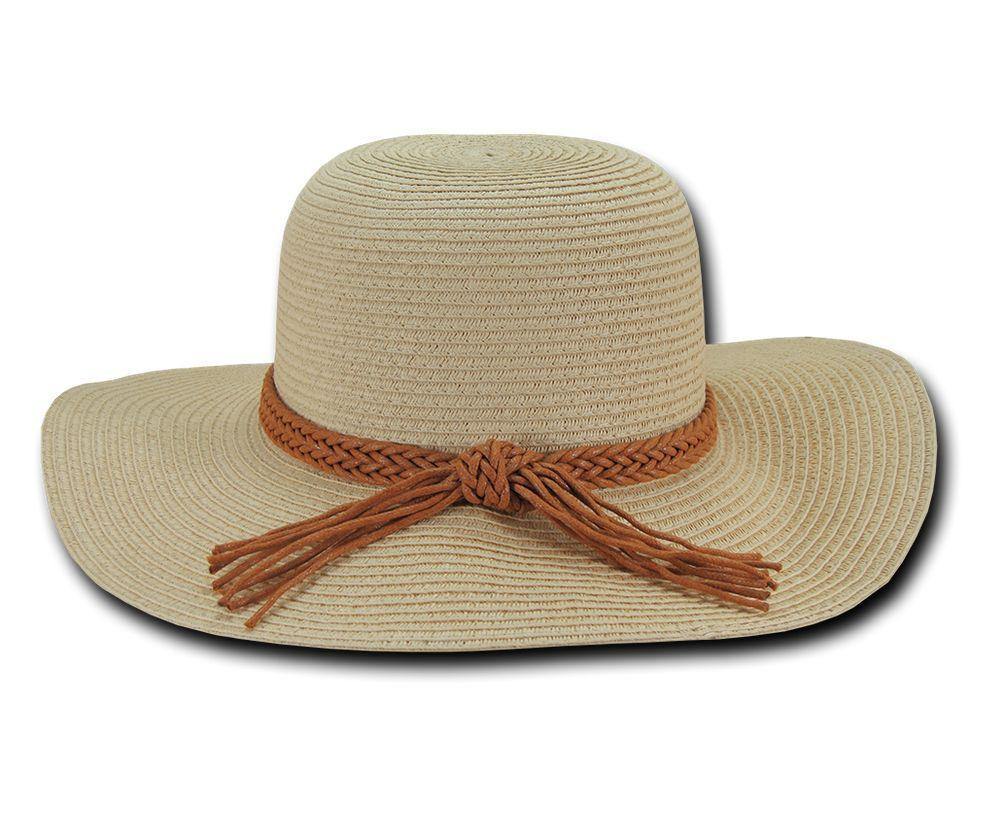 Lunada Bay Braid Sun Summer Beach Paper Straw For Women Hats Wide Brim-