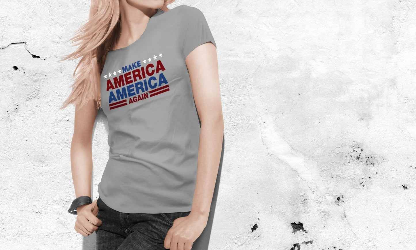Make America America Again Tm Trademarked T-Shirt Tee #Maaa USA Unity Patriotic-Small-