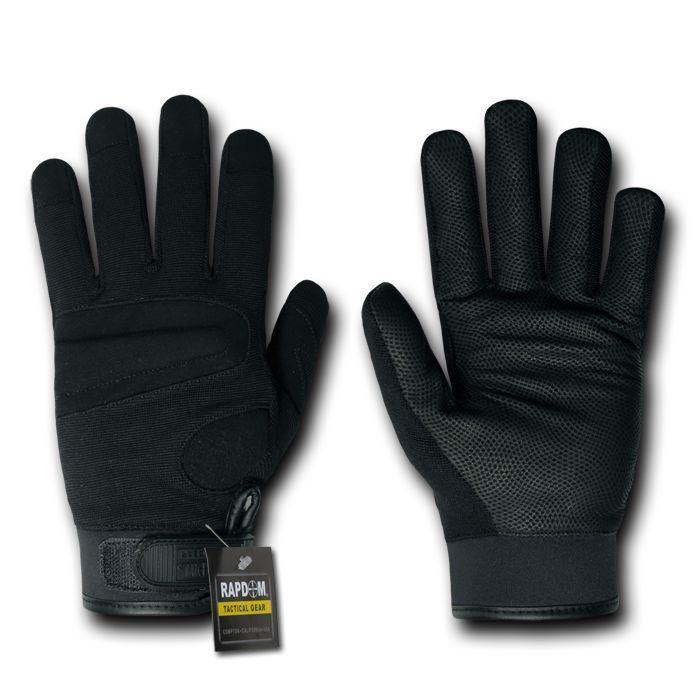 Military Army Sniper Level 5 Cqb Tactical Hatch Black Gloves-Small-