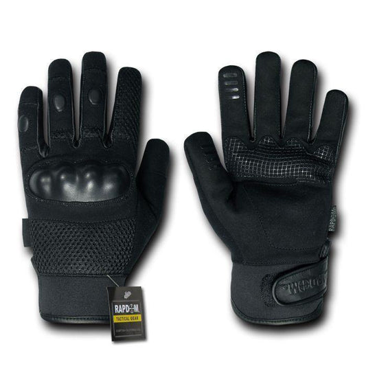 Military Assassin Leather Level 5 Cqb Tactical Hatch Gloves-Small-