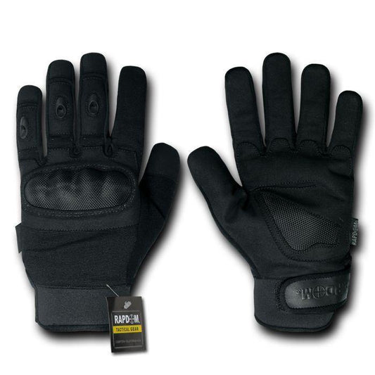 Military Black Terminator Level 5 Patrol Tactical Police Gloves-Regular-Small-