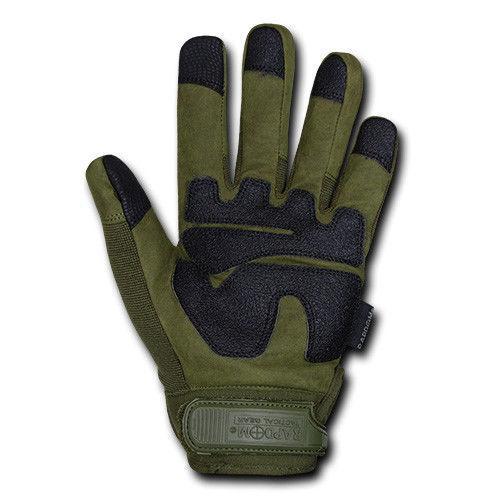 Military Impact Protection Tactical Touchscreen Gloves-Black-Small-