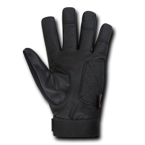 Neoprene Water Repellent Tactical Patrol Army Military Black Gloves-Small-