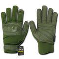 Nomex Tactical Hard Knuckle Combat Rescue Shooting Patrol Gloves-Olive-Small-
