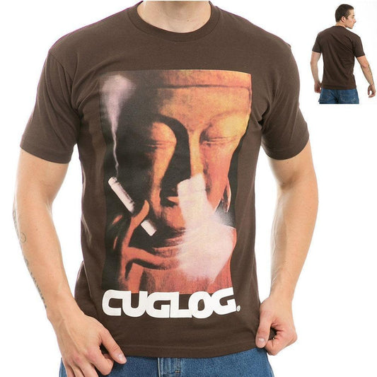 Original Cuglog Maitreya Buddha Tee Slim Fit Cotton T-Shirt Tee Shirt-Regular-Small-