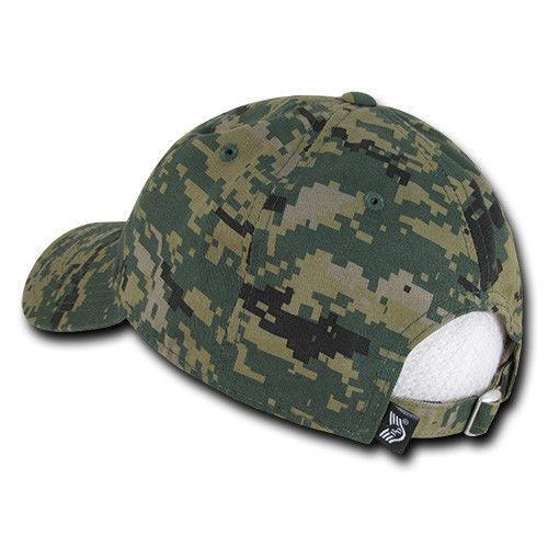 Patriotic USA American Team Tonal Flag Washed Cotton Polo Dad Caps Hats-Black-