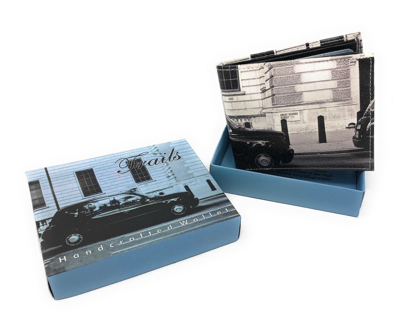 Printed Designs Bifold Wallets In Gift Box Cash Card Id Slots Mens Womens Youth-LONDON STREET-