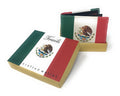 Printed Designs Bifold Wallets In Gift Box Cash Card Id Slots Mens Womens Youth-MEXICAN FLAG-