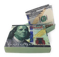 Printed Designs Bifold Wallets In Gift Box Cash Card Id Slots Mens Womens Youth-US 100 DOLLARS-