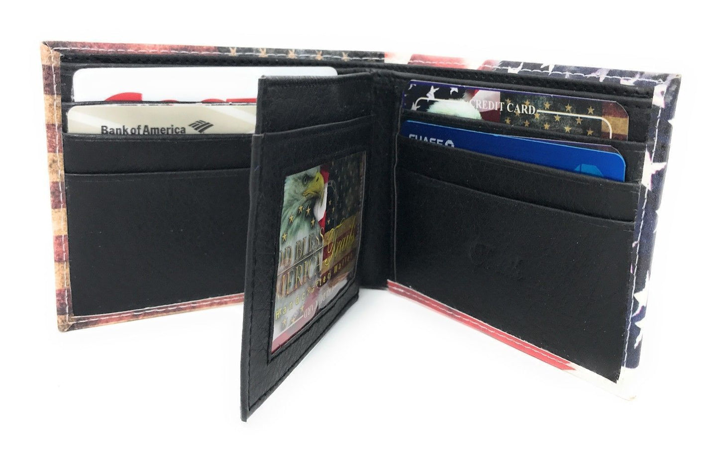 Printed Designs Bifold Wallets In Gift Box Cash Card Id Slots Mens Womens Youth-US 100 DOLLARS-