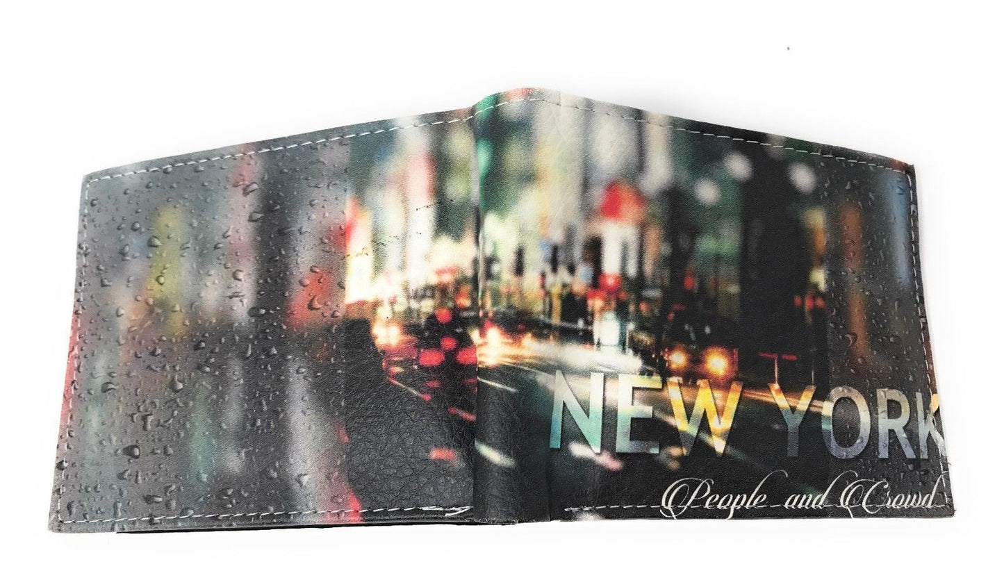 Printed Designs Bifold Wallets In Gift Box Cash Card Id Slots Mens Womens Youth-US 100 DOLLARS-