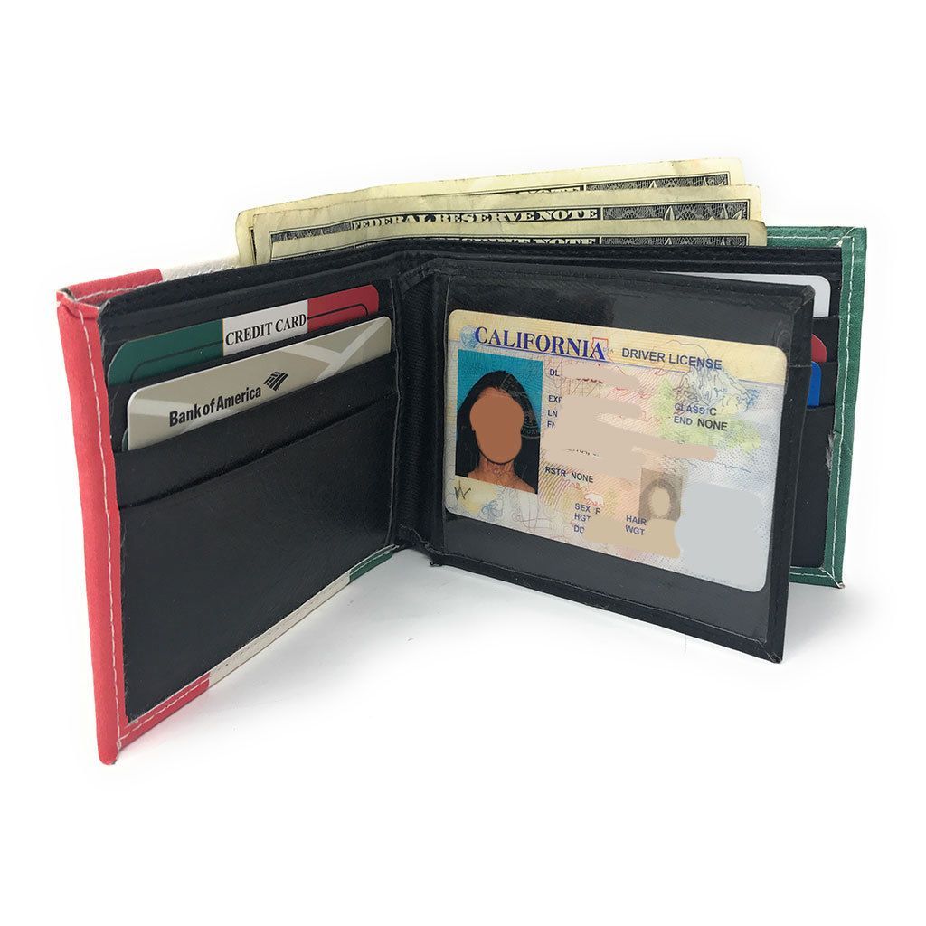 Printed Designs Bifold Wallets In Gift Box Cash Card Id Slots Mens Womens Youth-US 100 DOLLARS-