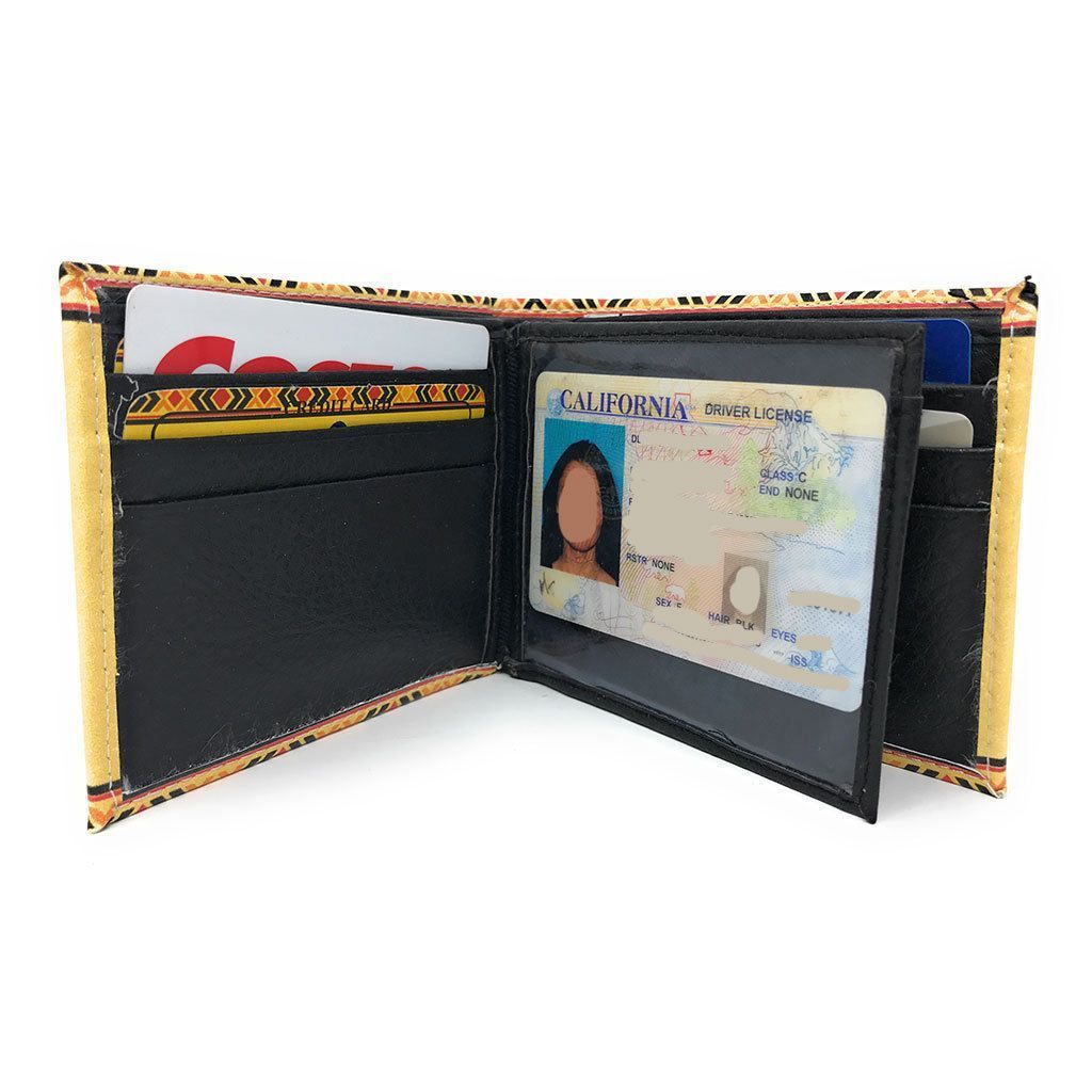 Printed Designs Bifold Wallets In Gift Box Cash Card Id Slots Mens Womens Youth-US 100 DOLLARS-