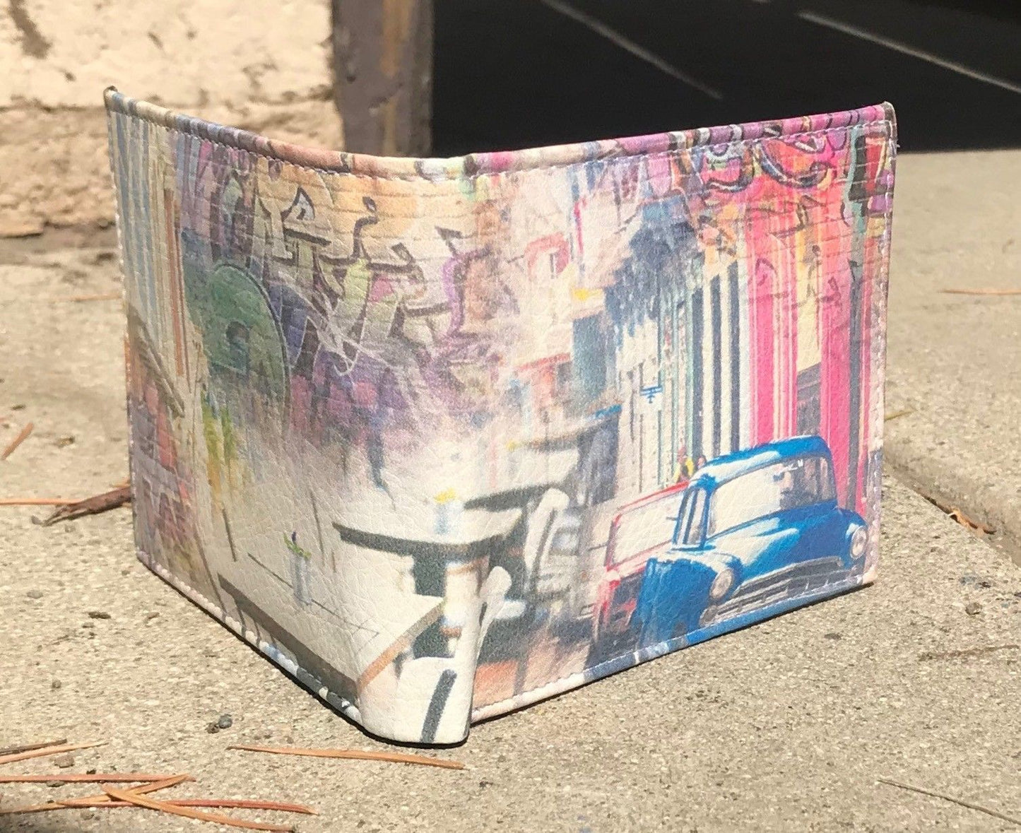 Printed Designs Bifold Wallets In Gift Box Cash Card Id Slots Mens Womens Youth-US 100 DOLLARS-