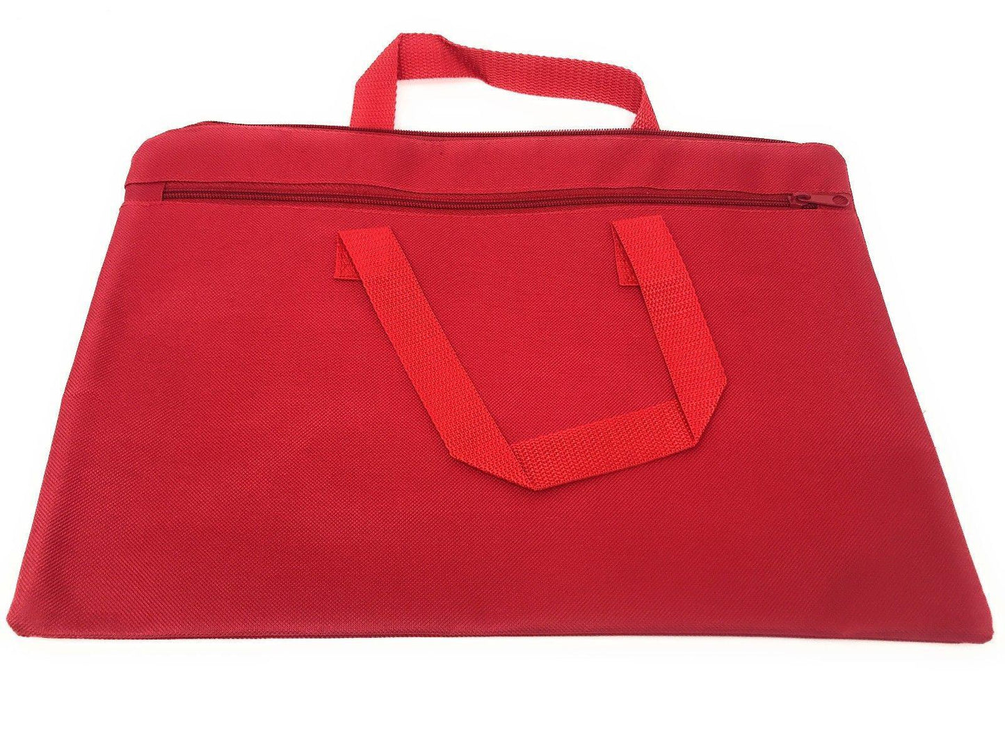 Money Deposit Bank Documents Tote Bags Pouch Promotional Conference 16inch X11inch-Red-