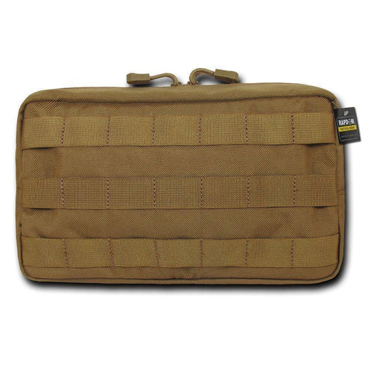 RAPDOM 10X6 Molle Utility Storage Pouch Horizontal Tactical Gear Military-Coyote-