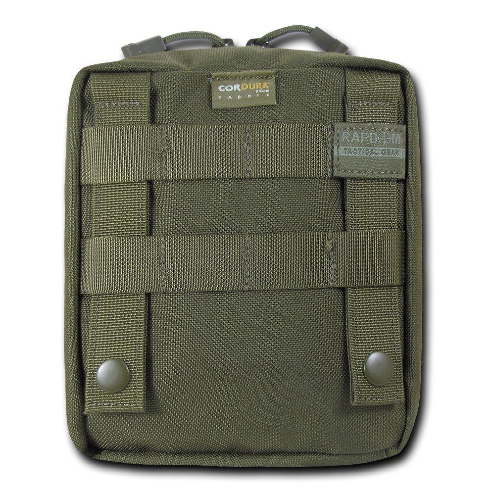 RAPDOM Emt Pouchutility Pouch Medical First Aid Red Cross Travel-Black-