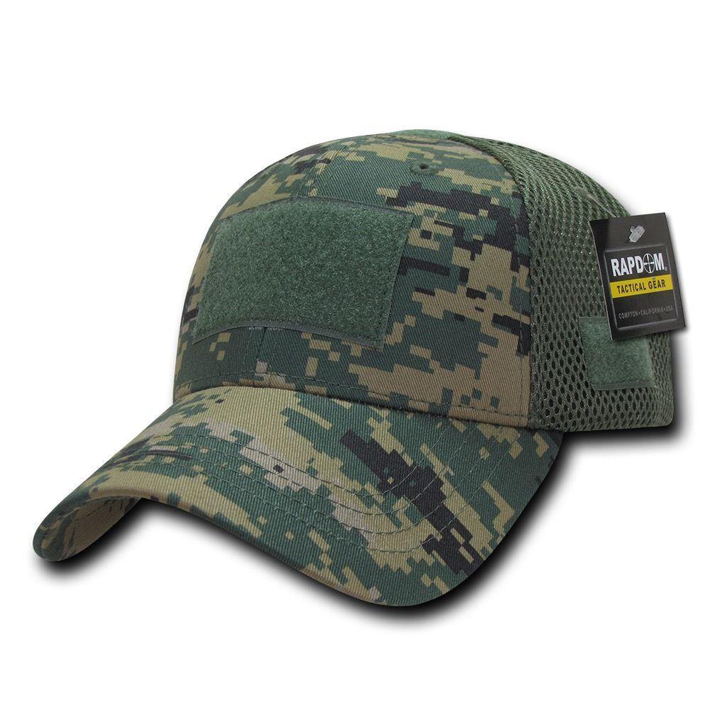 Low Crown Air Mesh Constructed Military Tactical Operator Patch Cap Hats-ACU-