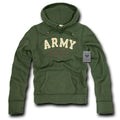 Rapid Dominance Military Navy Air Force Army Marines Fleece Pullover Hoodie Sweat Shirt-Army - Olive-X-Large-