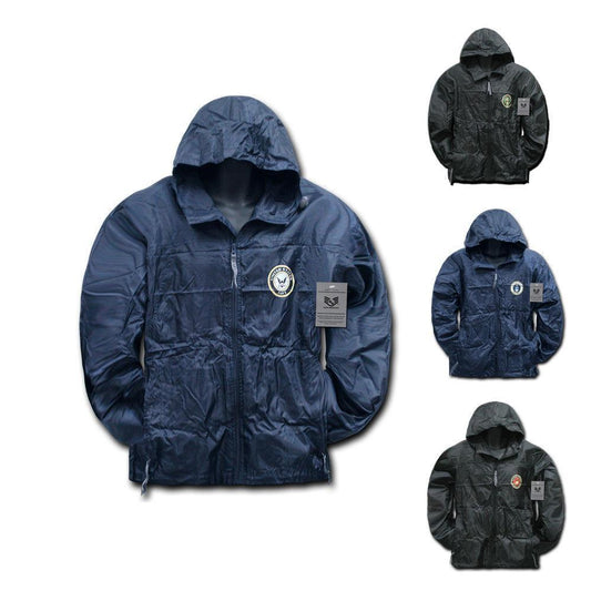 Rapid Dominance Air Force Navy Police Security Military Windbreaker Jacket-Air Force - Navy-Regular-Medium