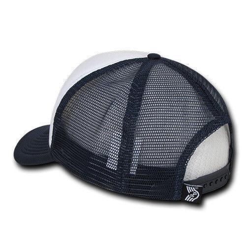 Rapid Dominance Patriotic USA Flag Classic Foam Mesh Trucker Caps Hats-USA-Black-