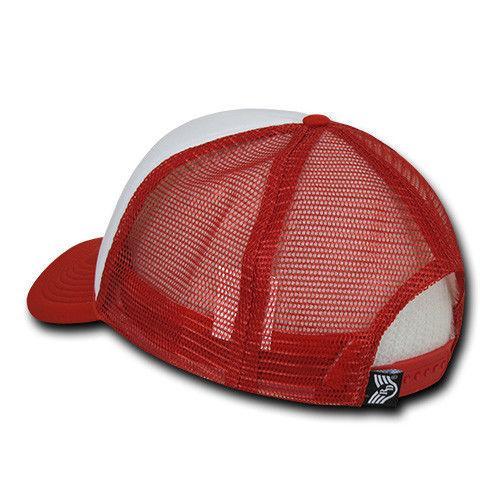 Rapid Dominance Patriotic USA Flag Classic Foam Mesh Trucker Caps Hats-USA-Black-