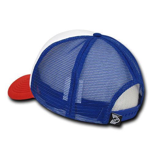 Rapid Dominance Patriotic USA Flag Classic Foam Mesh Trucker Caps Hats-USA-Black-
