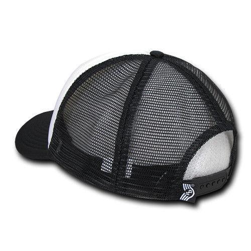 Rapid Dominance Patriotic USA Flag Classic Foam Mesh Trucker Caps Hats-USA-Black-