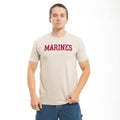 Rapid Felt Applique Military Air Force Navy Marine Navy Army T-Shirts Tees-Marine - Sand-Regular-Medium