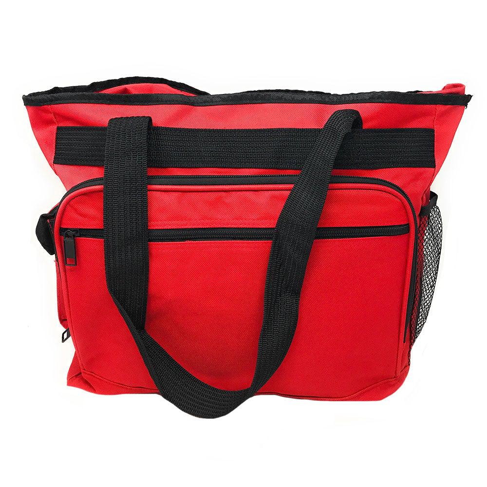 Large Tote Bags For Shopping Grocery Work Travel School W/ Organizer 16x14inch-Royal-