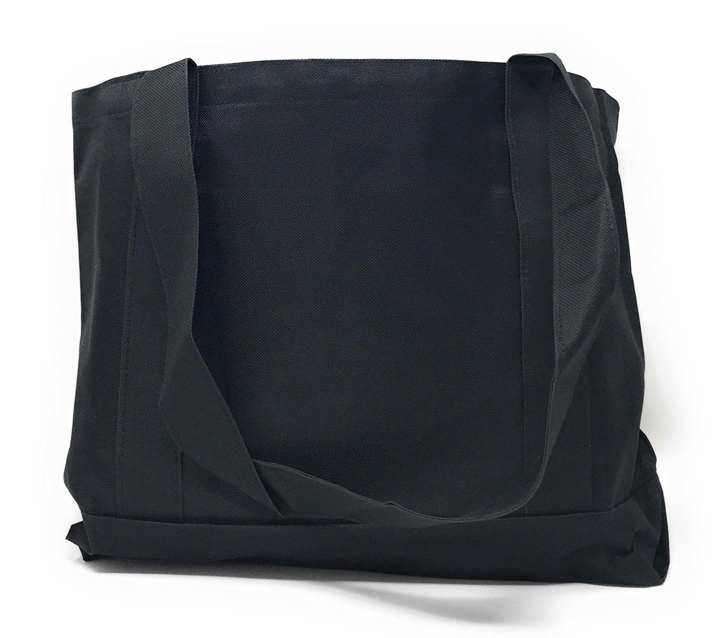 Reusable Grocery Shopping Tote Bags With Wide Bottom Gusset Travel Gym Sports-ROYAL-