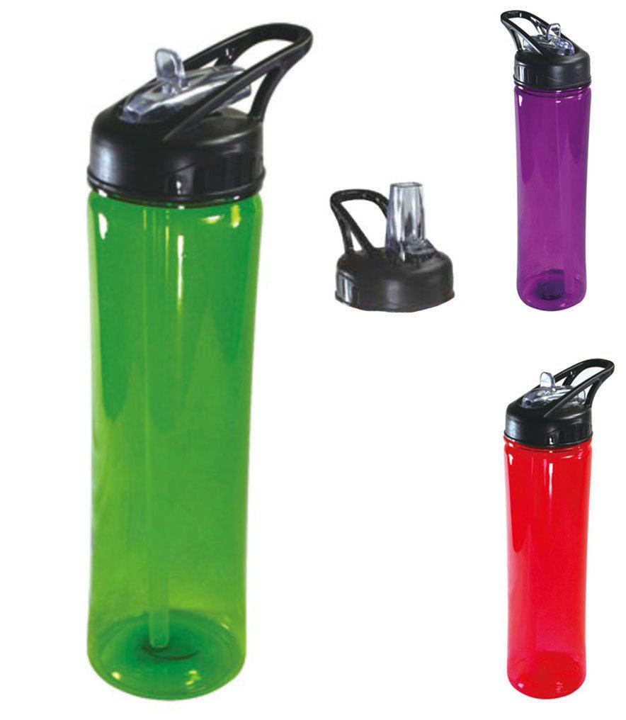 100% Bpa Free Tumbler Sports Bottle Bottles Cold Drink Water With Lid 25oz-Blue-