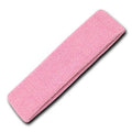 Set Of 2 - Soft Terry Cloth Elastic Headbands Sweatband Sports Run Jog Gym Yoga-Pink-