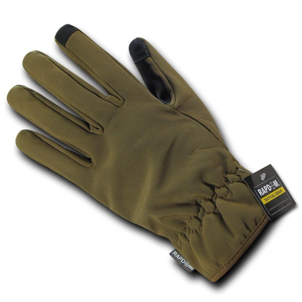 Soft Shell Warm Winter Waterproof Breathable Touch Screen Index Thumb Tip Gloves-Black-Small-