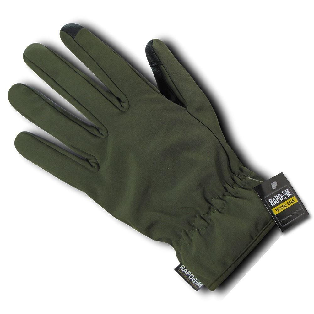 Soft Shell Warm Winter Waterproof Breathable Touch Screen Index Thumb Tip Gloves-Black-Small-