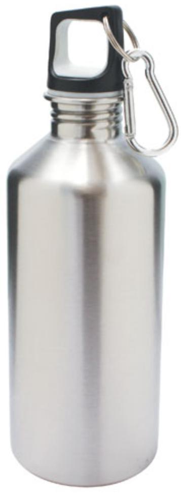 Sports Bottle Tumbler Cup Mug Stainless Steel Water Drinks Flip Open Lid 20oz-Silver-