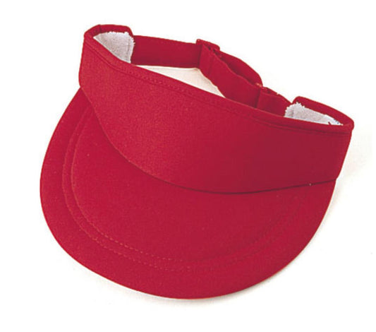 Summer Visors Caps Hats Sports Sun Beach Golf Wide Bill Tennis Golf Mens Womens-Red-