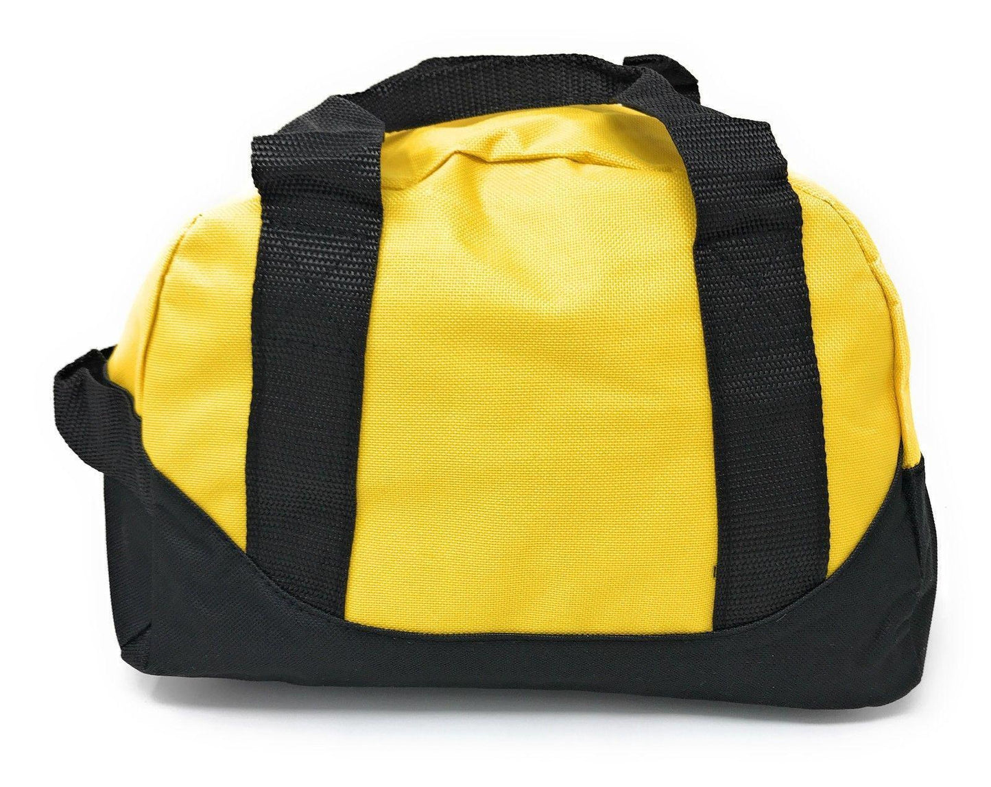 Casaba 12 inch Small Two Tone Duffle Travel Sport Gym Bags Carry-On Luggage-ROYAL / BLACK-