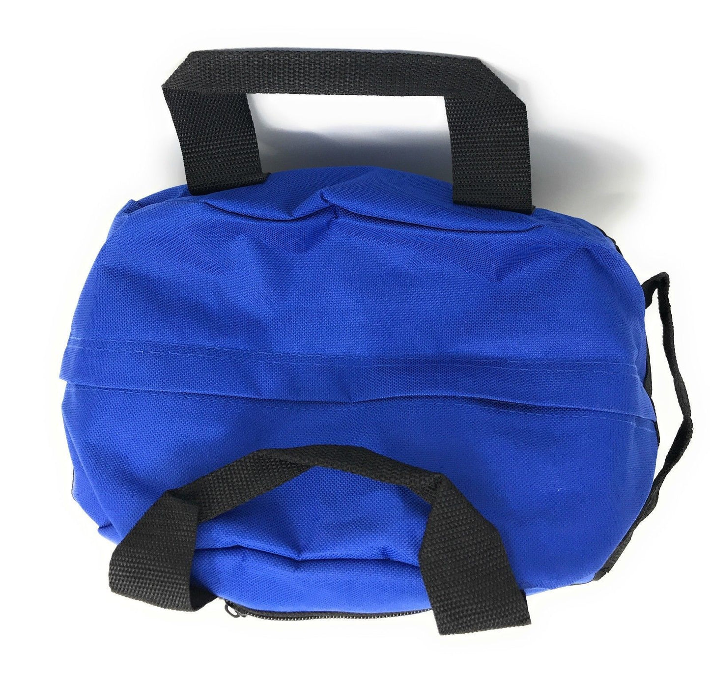 Casaba 12 inch Small Two Tone Duffle Travel Sport Gym Bags Carry-On Luggage-ROYAL / BLACK-