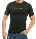 US Military Army Air Force Navy Training Workout Muscle Anti-Microbial T-Shirts-Army - Black-Small-S30