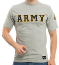 US Patriotic Military Army Navy Air Force Marines Law Enforcement Logo T-Shirts-Army - Heather Grey-Large-R17