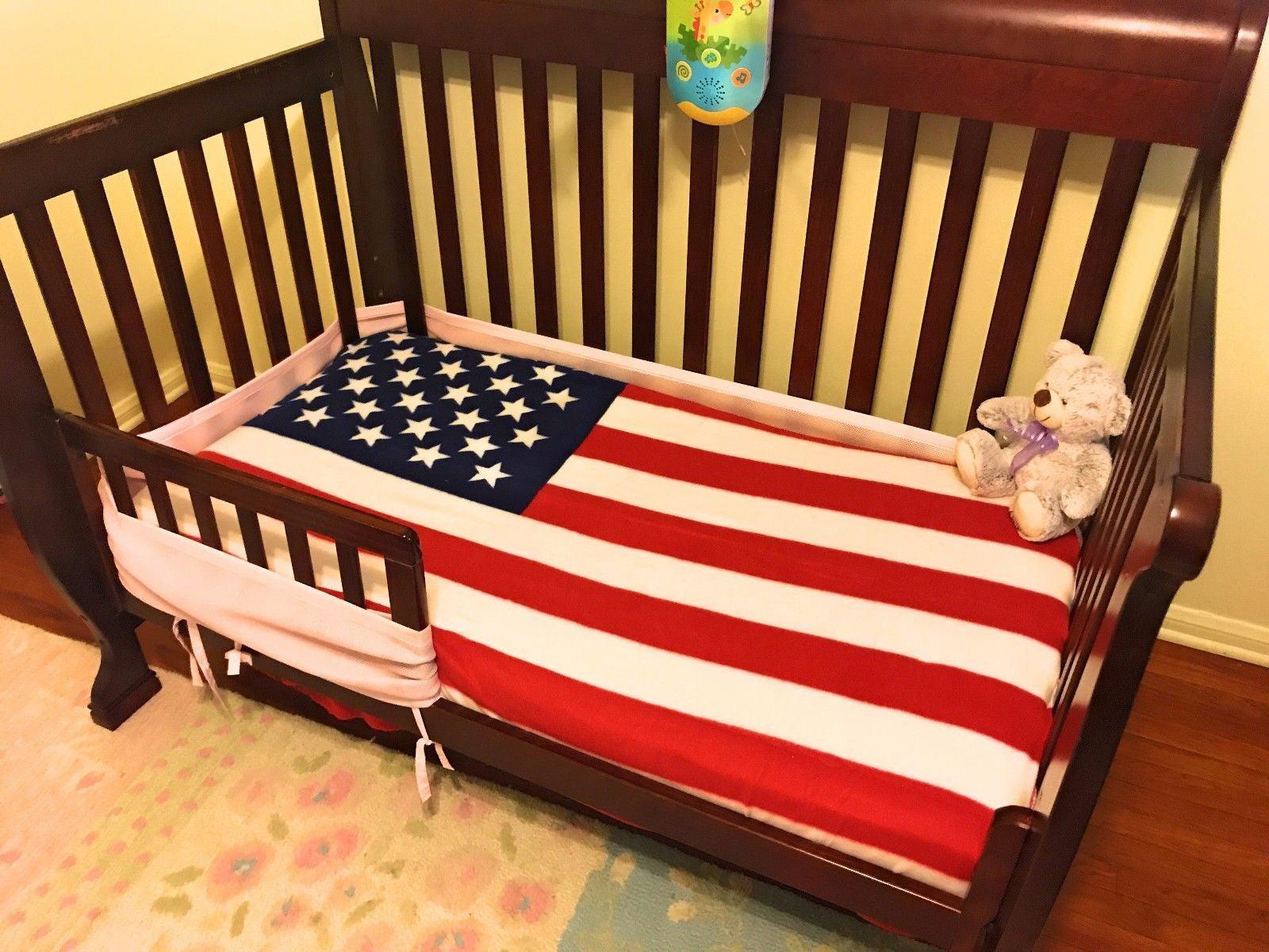 USA American Flag Patriotic Throw Soft Fleece Blanket 50X60 Bedding Decor Gift-